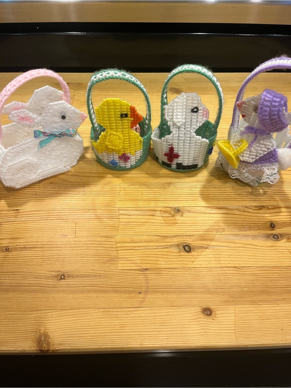Crocheted Easter Baskets